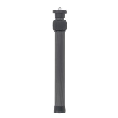 Camera Extension Pole, Tripod Center Column Extension Extender, Carbon Fiber Extension Pole Telescopic 2 Section Pole Rod for Photo Studio Monopod Camera DSLR