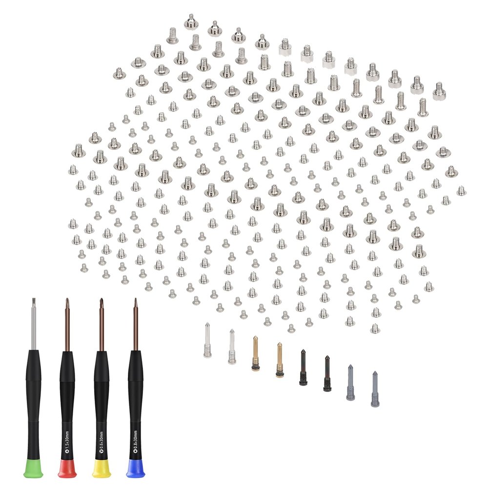 Risidamoy for iPhone 13 Mini Replacement Full Screws Set Compatible Part for iPhone 13Mini with Bottom Pentalobe Screws Repair fix Tools with 4 Screwdrivers for A2626 A2628 A2629 A2630 A2481