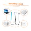 WHAMVOX 2pcs Flexible Gooseneck Led Reading Lamp Touch Dimmable USB-Powered Night Light view 3