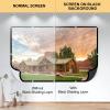 Foldable 120-inch Projector Screen,XINLEMY 4k 16:9 Anti-Crease Portable Washable Projector Backing Black Absorbs Light Movies Screens for Home Theater Backyard Indoor and Outdoor Camping view 3