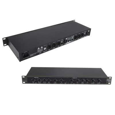 234XL Crossover, Professional Stereo 2/3 Way Mono 4 Way Crossover, Powerful Performance, Multifunctional Design, Stable and with US Plug 110V for Outdoor Stage Performance