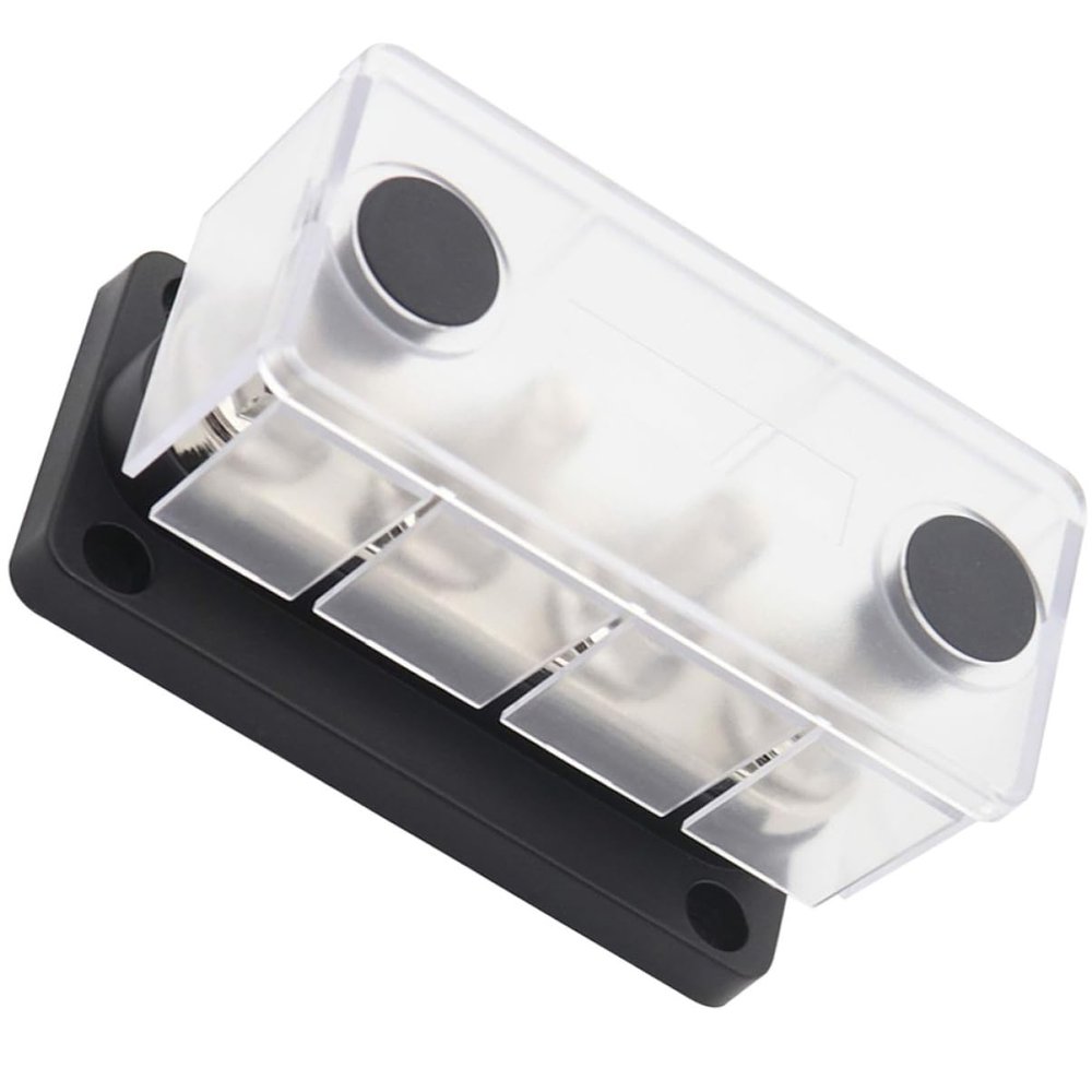 Mobestech Car Terminal Block Terminal Bus Bar 300a Fit for Rvs Trucks Solar Cells Distribution Boxes High Strength Design