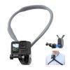 TELESIN S2 POV Neck Mount, Quick Release Magnetic Necklace Holder with Fixing Chest Strap, Hands-Free Camera Mount for GoPro Hero 13 12 11 10 9 DJI Osmo Nano 360 Action 6 5 Pro 3 4 Insta360 X5 X4 X3 view 1