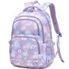Leaper Stylish Floral Travel Backpack for Women Laptop Backpack Water-Resistant Bookbags College Bags Fits 15.6 Inch Laptop Purple view 1