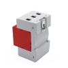 EQBVZZRD Arrester Device SPD 3P DC 500V 800V 1000V 20~40KA Surge Protective Device House Photovoltaic PV Solar System Arrester Surge Lightning Protector (Size : DC 800V) view 4