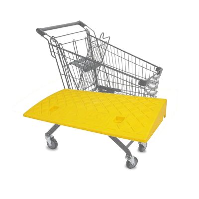 Driveway Curb for Ramps Heavy Duty Plastic Threshold Ramp Set 1.2" Rise Height Cable Cover Curbside Bridge Ramp with Stable Grid Structure for The Curb Heavy Duty Durable Rubber Curb Ramps (Size : B-