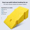 Driveway Curb for Ramps Heavy Duty Plastic Threshold Ramp Set 1.2" Rise Height Cable Cover Curbside Bridge Ramp with Stable Grid Structure for The Curb Heavy Duty Durable Rubber Curb Ramps (Size : B- view 3