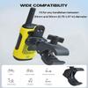 HYS Heavy-Duty Motorycle Walkie Talkie Mount - Bike Handheld Ham Radio Holder Handlebar Clamp (0.79-1.97inchs) - Universal Two Way Radio with Clip Holder Mount for Bike Motobike ATVs MTBs Golf carts view 2