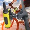 HYS Heavy-Duty Motorycle Walkie Talkie Mount - Bike Handheld Ham Radio Holder Handlebar Clamp (0.79-1.97inchs) - Universal Two Way Radio with Clip Holder Mount for Bike Motobike ATVs MTBs Golf carts view 4