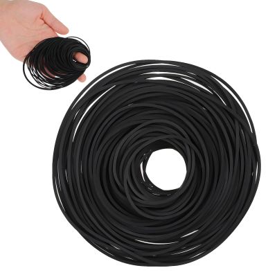 100 Pcs Recorder Rubber Belts Cassette Recorder Repair Maintenance Mix Flat Cassette Tape Machine Rubber Belts 40-135 mm Cassette Recorder Belts for DVD CD LD VCR Repeater Drives 1mm Width