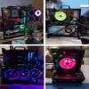 EDIY PC Test Bench Open Air Computer Case ITX ATX MATX Motherboard Chassis Aluminum Bracket DIY Bare Frame ATX Case Support 120 240 360 Liquid Cooling Black view 4