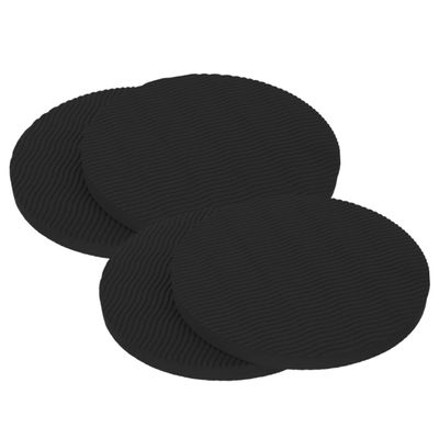 2 Pairs Anti Skid Yoga Knee Pads for Gym Training Black