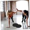 2 Pairs Anti Skid Yoga Knee Pads for Gym Training Black view 2