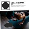 2 Pairs Anti Skid Yoga Knee Pads for Gym Training Black view 3
