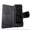TUFF LUV Premium Faux Leather Case [Compatible With Sony Walkman] NW-A300 Series [A307, A306, A303]  Elegant Black Protective Cover with Magnetic Clasp & 4 Micro SD Card Slots view 1