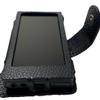 TUFF LUV Premium Faux Leather Case [Compatible With Sony Walkman] NW-A300 Series [A307, A306, A303]  Elegant Black Protective Cover with Magnetic Clasp & 4 Micro SD Card Slots view 4