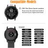 2 Pack Compatible with Garmin Fenix 5 / 6 / 7 / 8 Band, QuickFit 22mm Watch Band for Fenix 7 Pro / 6 Pro / 5 Plus (Black/Navy) view 2
