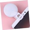 BESTonZON Portable Led Selfie Lamp Clip Mobile Phones and Laptops Brightness Mini Fill Light Design for Makeup and Photography White view 3