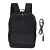 14w Solar Backpack, Ergonomic Outdoor Backpack Solar Power Backpack Travel Backpack with Handle and USB Charging Port view 1