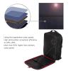 14w Solar Backpack, Ergonomic Outdoor Backpack Solar Power Backpack Travel Backpack with Handle and USB Charging Port view 2