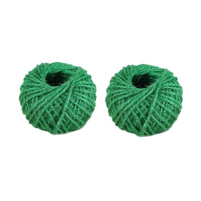 WHAMVOX 30m Thicken Garden Twine Set Natural Jute Twine for Floristries Ideal for Indoor Outdoor Decorations Crafts