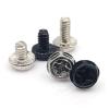 20pcs Black Silver 6#-32x5/6/8mm PC Case Power Supply Hard Drive Motherboard Head Mount Fix Screw DIY Computer Metal Screws (Color : Black, Size : 6-32x5mm) view 2