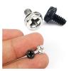 20pcs Black Silver 6#-32x5/6/8mm PC Case Power Supply Hard Drive Motherboard Head Mount Fix Screw DIY Computer Metal Screws (Color : Black, Size : 6-32x5mm) view 3