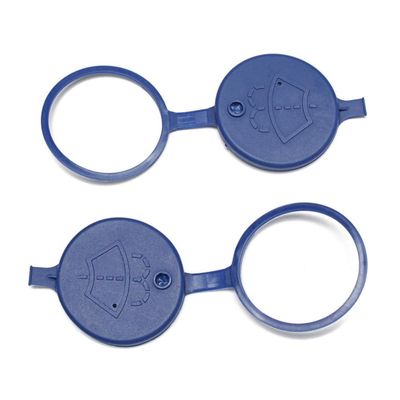 COOLHIYA 2pcs Windshield Washer Reservoir Cap for Durable Construction Prevents Fluid Leakage Essential Car Accessory for Safe Driving