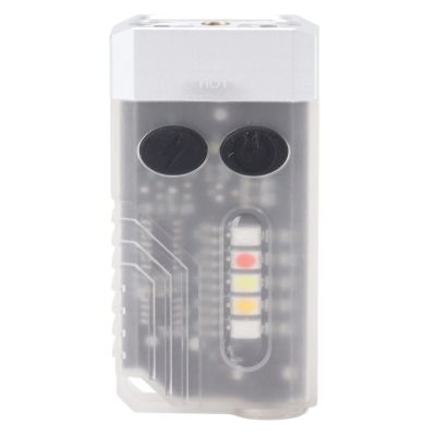 Nachukan Keychain EDC Flashlight - Rechargeable Mini Light, 1000mAh, IP65, 365nm, Bright & Handheld for Walking, Searching, Emergencies