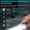 Nachukan Keychain EDC Flashlight - Rechargeable Mini Light, 1000mAh, IP65, 365nm, Bright & Handheld for Walking, Searching, Emergencies view 3