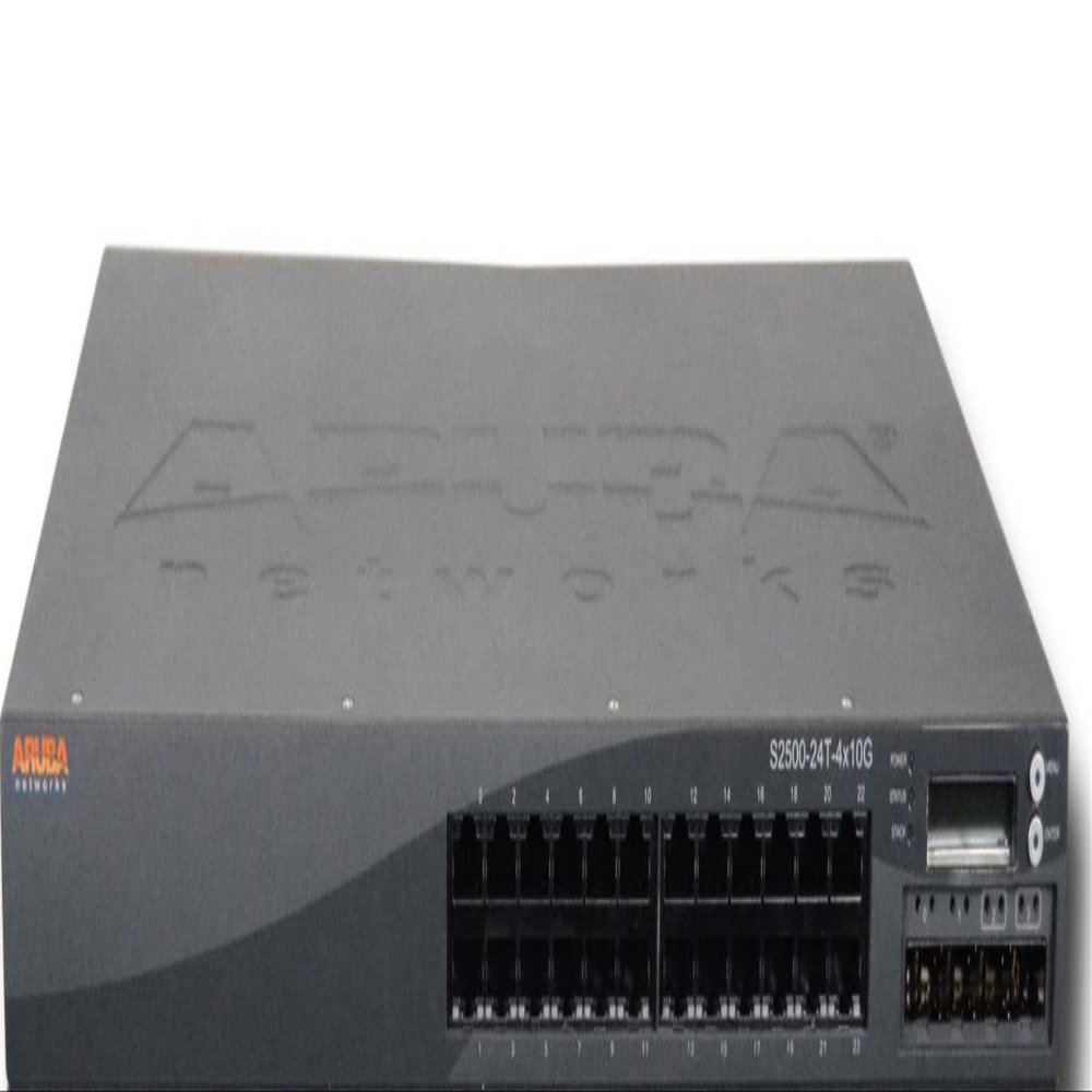 Aruba Networks Mobility Access Switch with 24 10/100/1000BASE-T PoE/PoE+ ports and 4 SFP/SFP+ (Renewed)