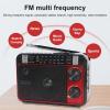 Portable AM FM SW Radio, Bluetooth 5.0 Multi Band Shortwave Radio with Speaker, Battery Operated Great Reception Radio with Telescopic Antenna, Support USB TF Card Playback view 2
