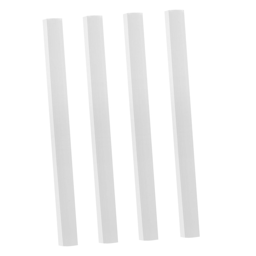 KOMBIUDA 4pcs Dustpan Rubber Lip Replacement Strips Durable Edge Inserts for Dustpans Garbage Shovels and Cleaning Tools Convenient and Practical Rubber Edges