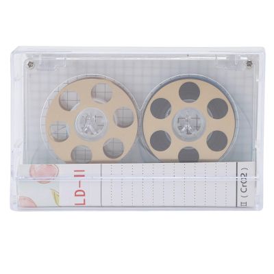 Blank Cassette Tapes, Audio Cassette Tape, Reel to Reel 46 Minute Blank Cassettes Tapes with Aluminum Alloy Reels for All Kinds of Music Recording (Gold)