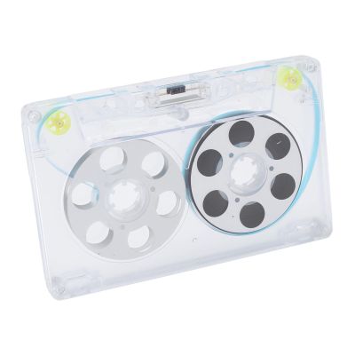 Blank Cassette Tapes, Audio Cassette Tape, Reel to Reel 46 Minute Blank Cassettes Tapes with Aluminum Alloy Reels for All Kinds of Music Recording (Silver)