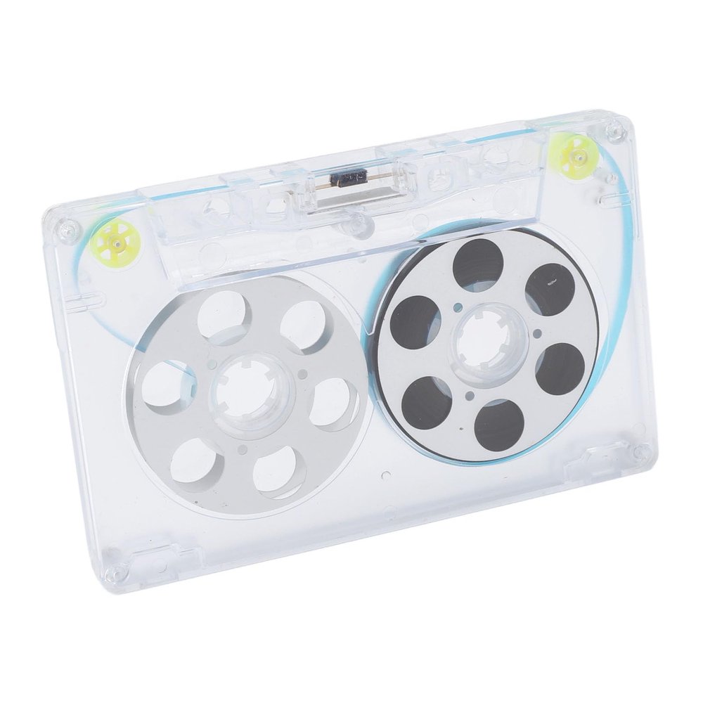 Blank Cassette Tapes, Audio Cassette Tape, Reel to Reel 46 Minute Blank Cassettes Tapes with Aluminum Alloy Reels for All Kinds of Music Recording (Silver)