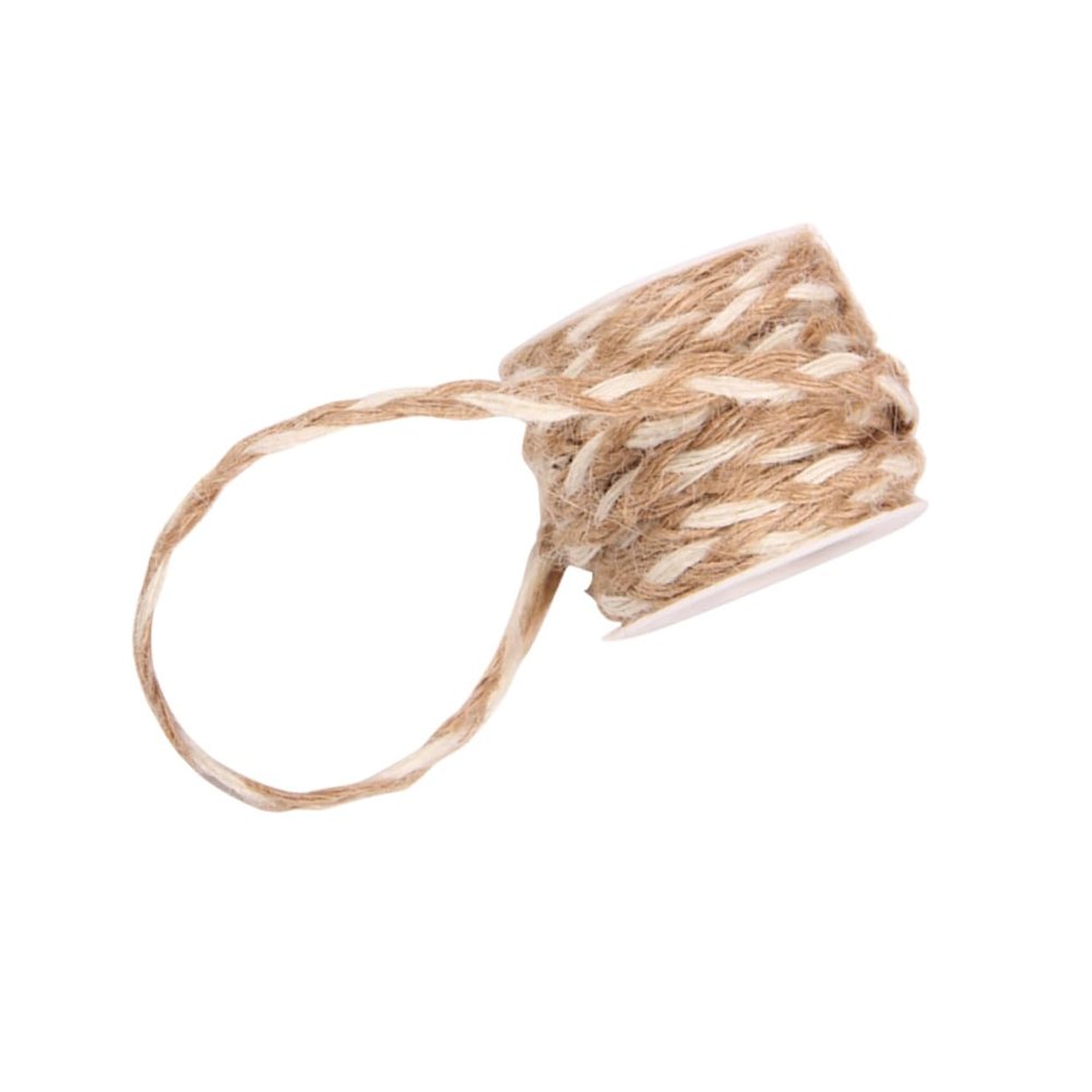 Jute Burlap Ribbon Roll 5m for Crafts and Mason Jars