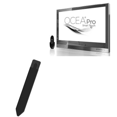 BoxWave Stylus Pouch Compatible with Ocea Pro 280 (28 in) - Stylus PortaPouch, Pen Stylii Holder Carrier Portable Self-Adhesive - Jet Black