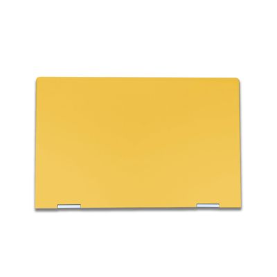 Laptop Skin Compatible with HP Envy x360 15 (2023) - Solid Marigold - Premium 3M Vinyl Protective Wrap Decal Cover - Easy to Apply | Crafted in The USA by MightySkins