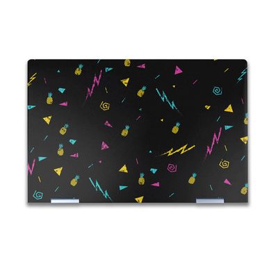 Laptop Skin Compatible with HP Envy x360 14 (2023) - Magic Pineapple - Premium 3M Vinyl Protective Wrap Decal Cover - Easy to Apply | Crafted in The USA by MightySkins