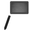 BoxWave Stylus Pouch Compatible with Geekland GK-QR101-V12 (10.1 in) - Stylus PortaPouch, Pen Stylii Holder Carrier Portable Self-Adhesive - Jet Black view 1