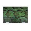 Carbon Fiber Laptop Skin Compatible with HP Envy x360 14 (2023) - Green Serpent - Premium 3M Vinyl Protective Wrap Decal Cover - Easy to Apply | Crafted in The USA by MightySkins view 1