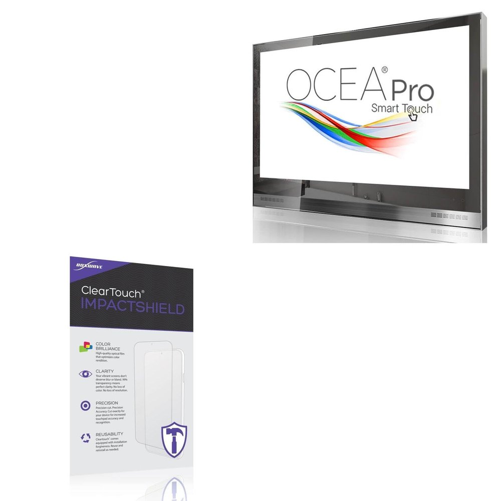 BoxWave Screen Protector Compatible with Ocea Pro 320 (32 in) - ClearTouch ImpactShield (2-Pack), Impenetrable Screen Protector Flexible Film