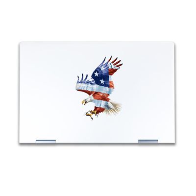 Laptop Skin Compatible with HP Envy x360 14 (2023) - American Eagle - Premium 3M Vinyl Protective Wrap Decal Cover - Easy to Apply | Crafted in The USA by MightySkins