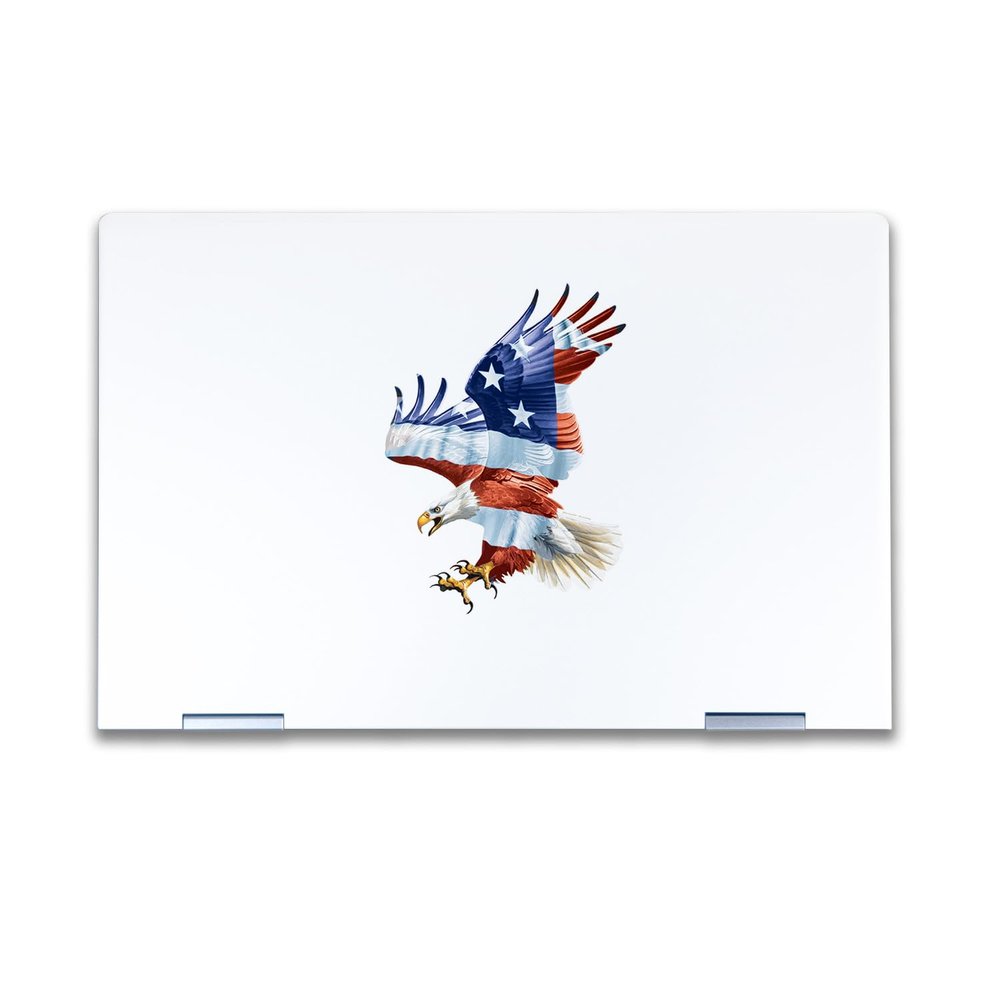 Laptop Skin Compatible with HP Envy x360 14 (2023) - American Eagle - Premium 3M Vinyl Protective Wrap Decal Cover - Easy to Apply | Crafted in The USA by MightySkins