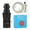 JOEBO Microscope Kit 4K 1080P 60FPS 55MP USB Video Lab Microscope Camera C-Mount Lens LED Ring Light Microscope Lens Adapters (Color : 200X Lens LED Light) view 1