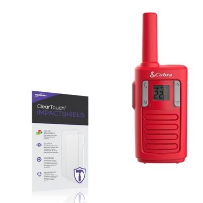 BoxWave Screen Protector Compatible with Cobra RX100-4 - ClearTouch ImpactShield (2-Pack), Impenetrable Screen Protector Flexible Film