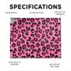 Carbon Fiber Laptop Skin Compatible with HP Envy x360 15 (2023) - Pink Leopard - Premium 3M Vinyl Protective Wrap Decal Cover - Easy to Apply | Crafted in The USA by MightySkins view 4