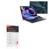 BoxWave Screen Protector Compatible with ASUS Zenbook Pro Duo 15 OLED (UX582) - ClearTouch Anti-Glare ToughShield 9H (2-Pack), Anti-Glare 9H Tough Flexible Film Screen Protector view 1