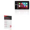 BoxWave Screen Protector Compatible with BOSS Audio BE62CP - ClearTouch Anti-Glare ToughShield 9H (2-Pack), Anti-Glare 9H Tough Flexible Film Screen Protector view 2